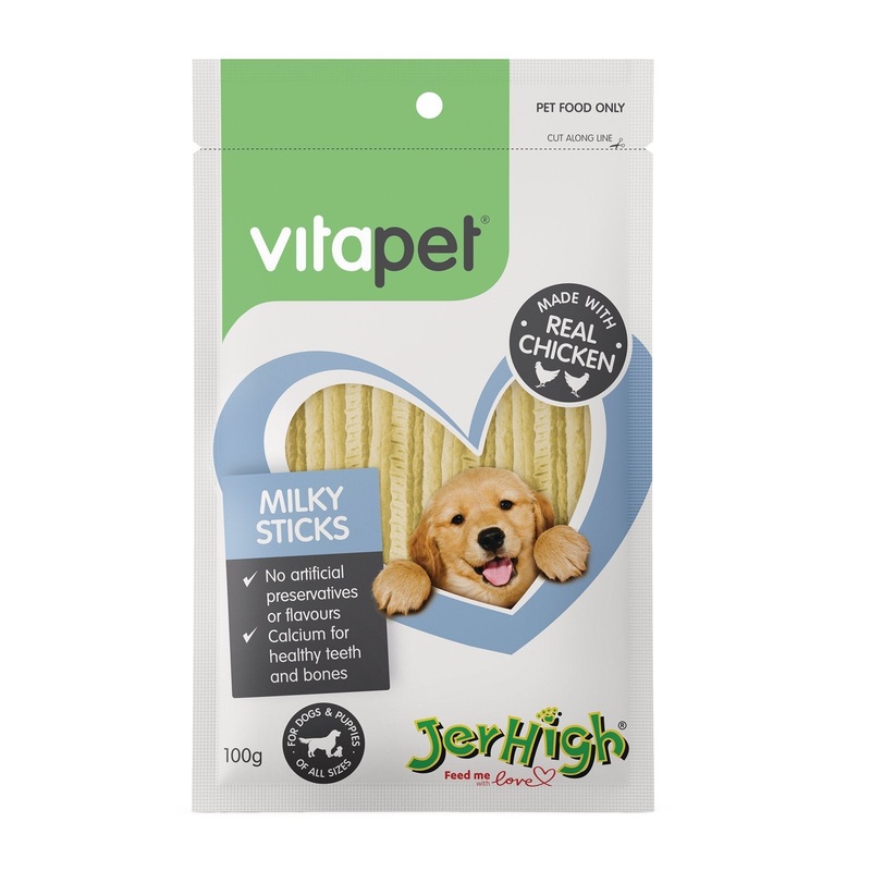 Vitapet Jerhigh Milky Sticks