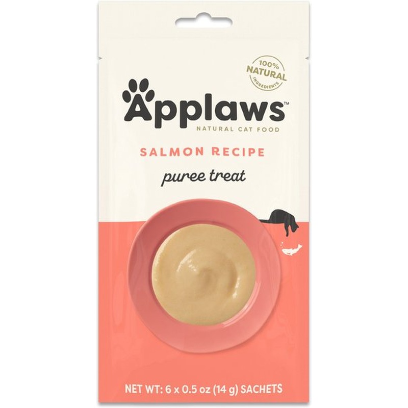 Applaws Salmon Puree Lickable Cat Treats, 0.5 6pk