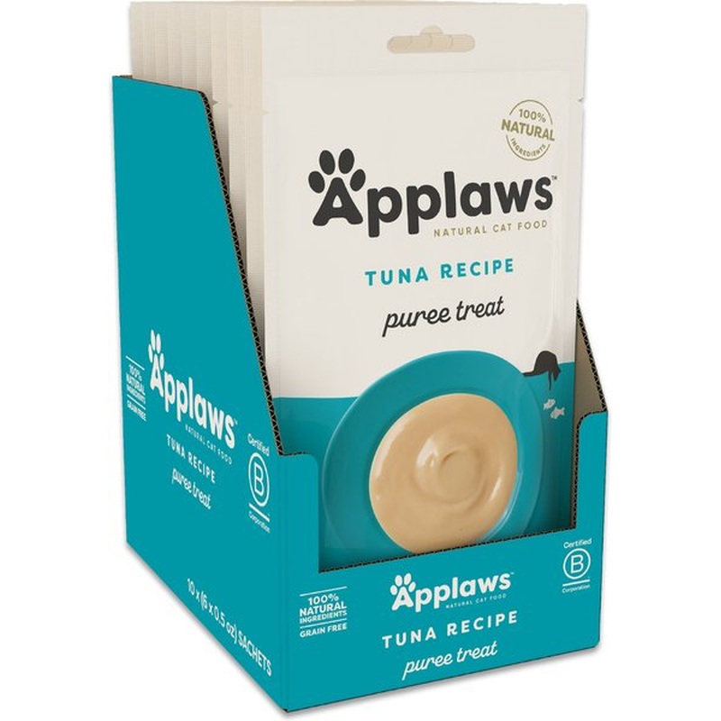 Applaws Tuna Puree Lickable Cat Treats 0.5oz 6pk