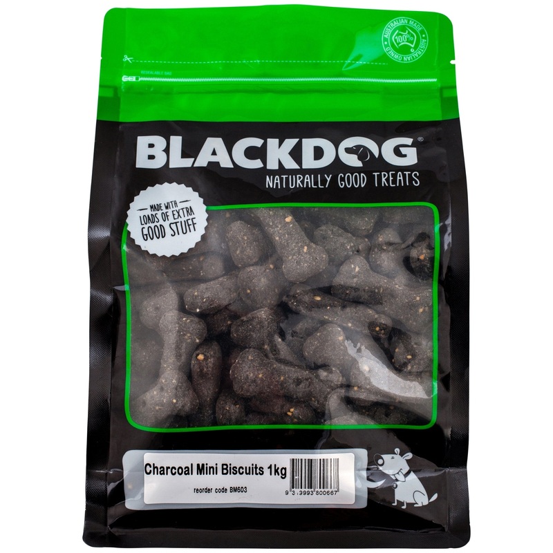 Blackdog Biscuits Mini Charcoal 1kg