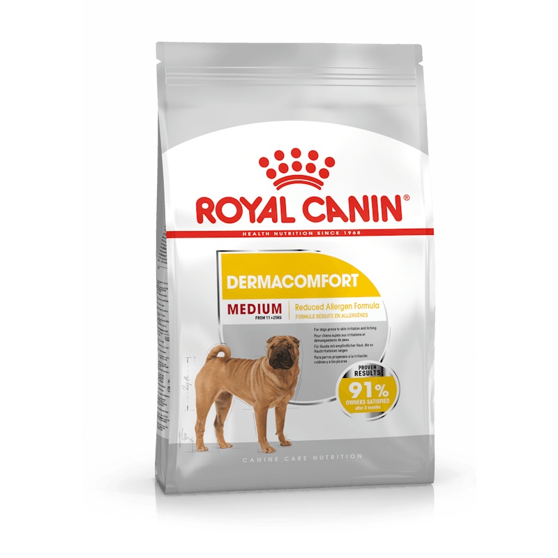 Royal Canin Dry Dog Food Medium Breed Dermacomfort Care