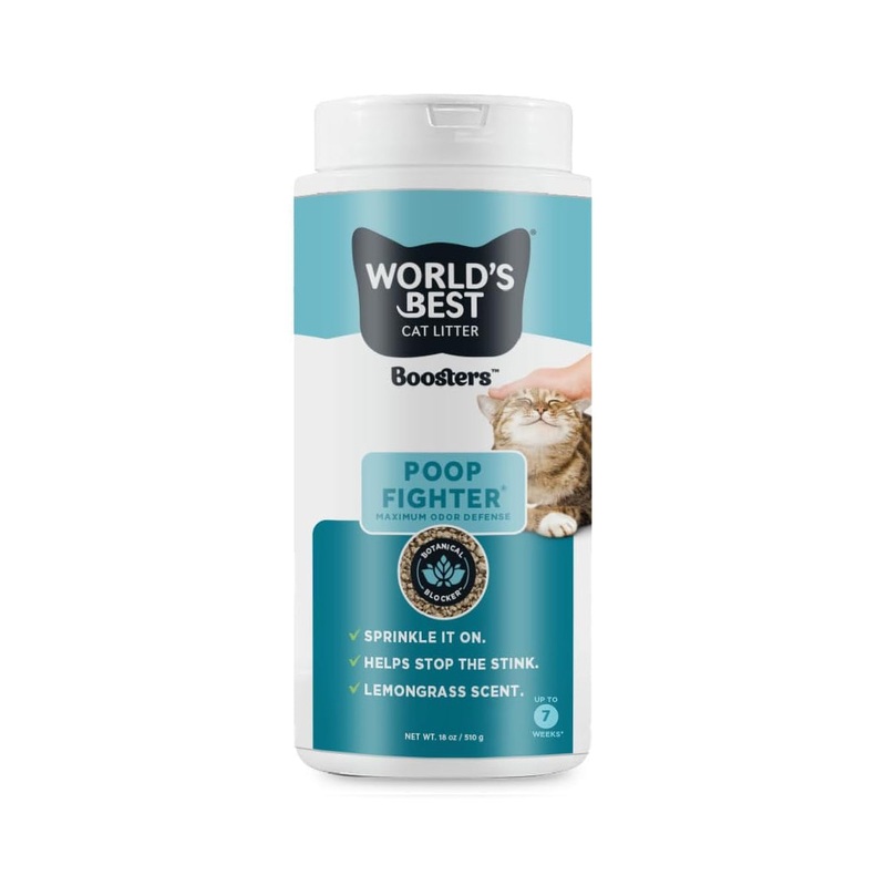 World's Best Cat Litter Boosters Poop Fighter Additive, 18oz