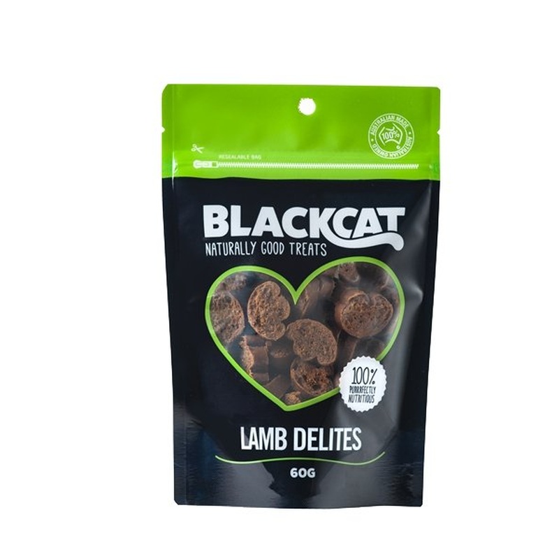 Black Cat Lamb Delites 60g