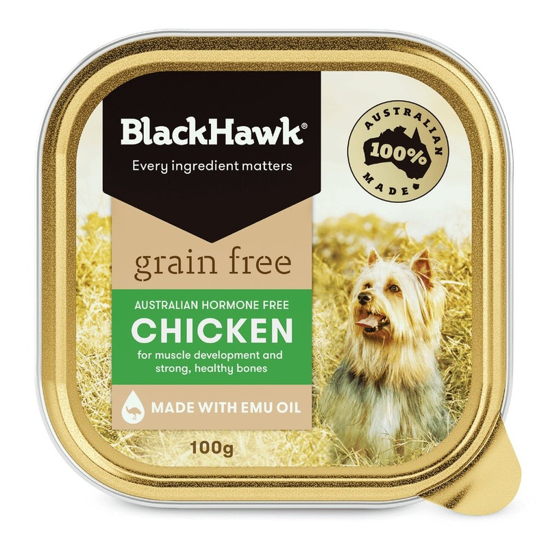 Black Hawk Grain Free Wet Dog Food 100g Chicken