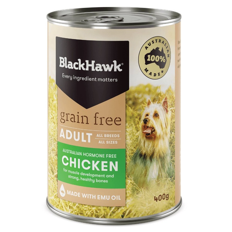 Black Hawk Grain Free Wet Dog Food 400g Chicken