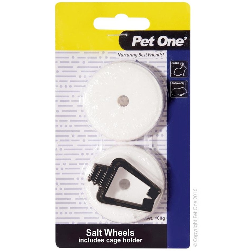 Pet One Salt Lick With Clip 2 Pack 100g
