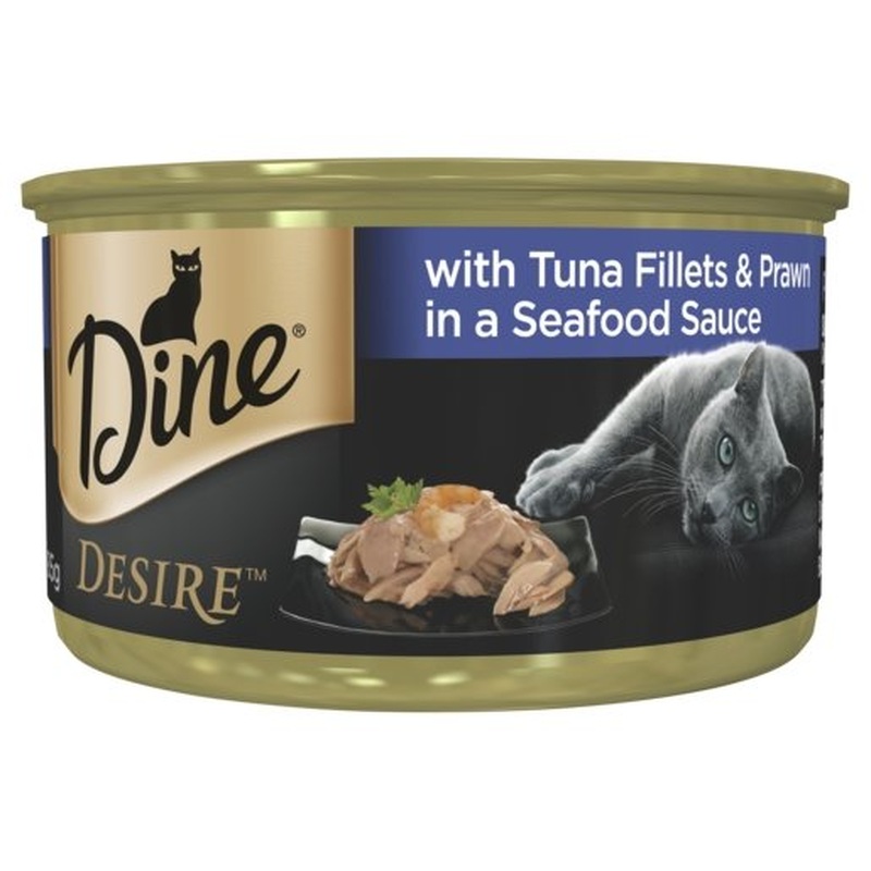 Dine Desire Tuna Fillet Prawn Seafood Sauce 85gx24