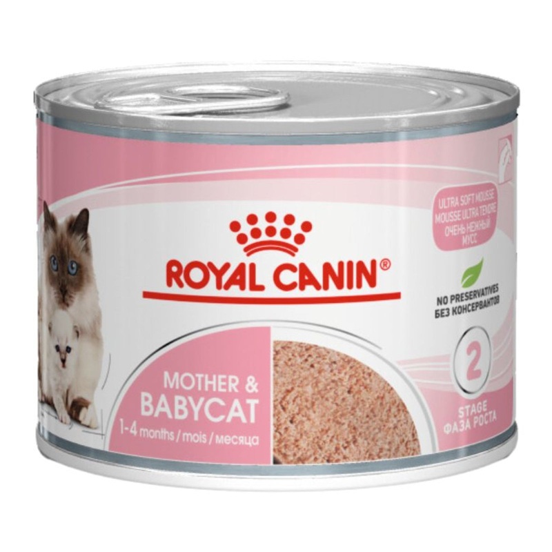Royal Canin Wet Cat Food Mother and Babycat can 195g