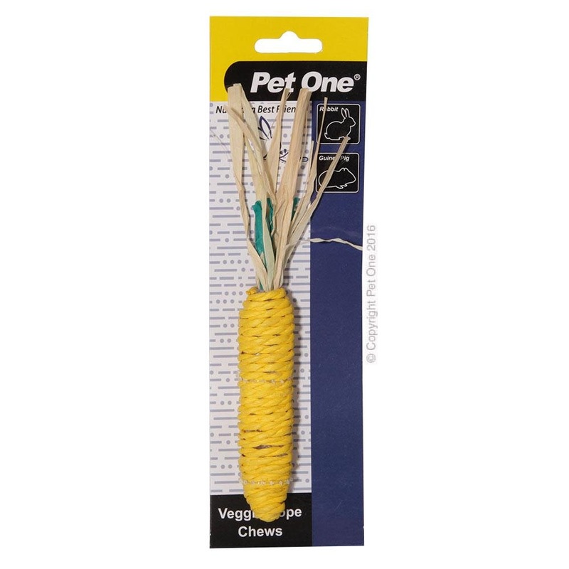 Pet One Veggie Rope Chews Corn Medium