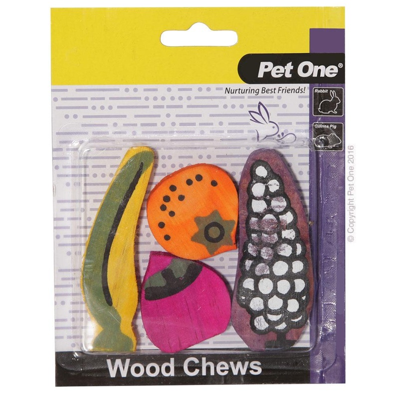 Pet One Wood Chews 4 Pack Small/Medium