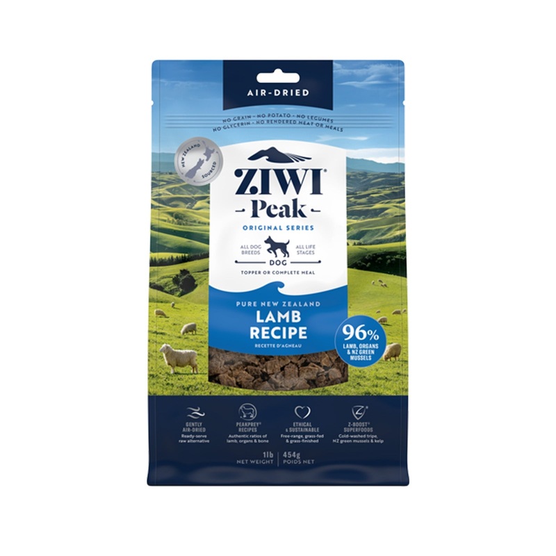 Ziwi Peak Air Dried Dry Dog Food Lamb