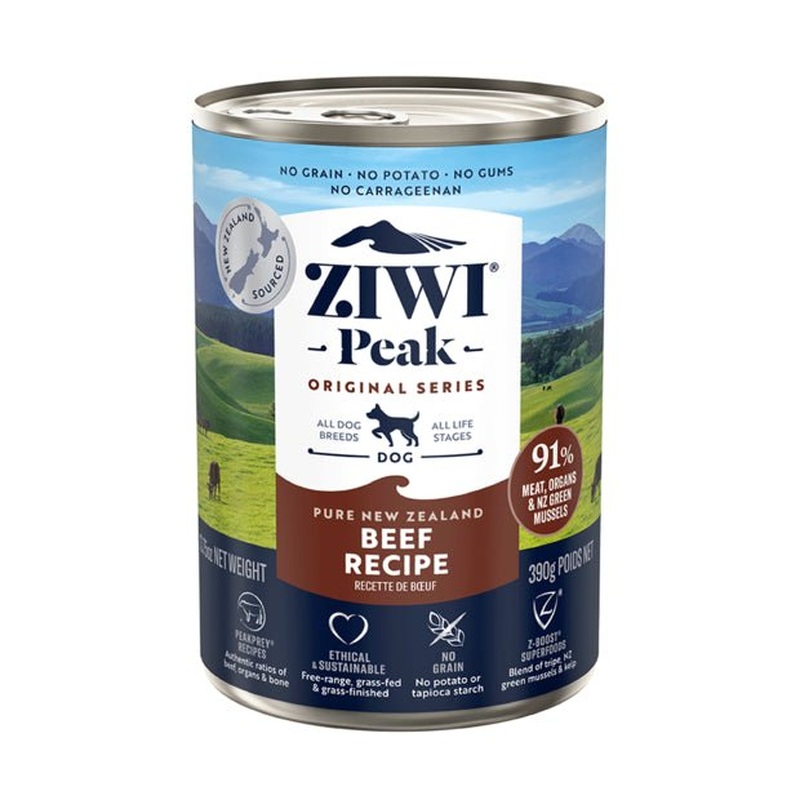 Ziwi Peak Wet Dog Food Beef 390g