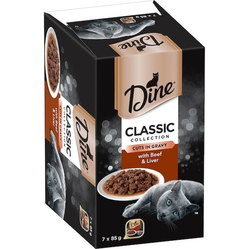 Dine Beef & Liver Gravy 7x85g