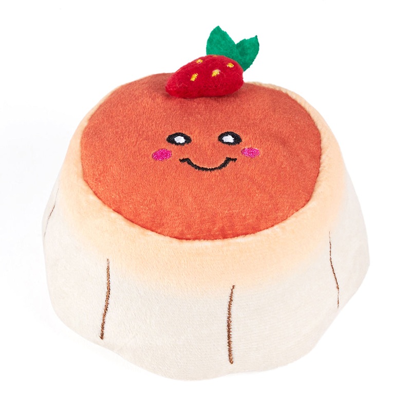 Zippypaws Plush Dog Toy NomNomz Flan