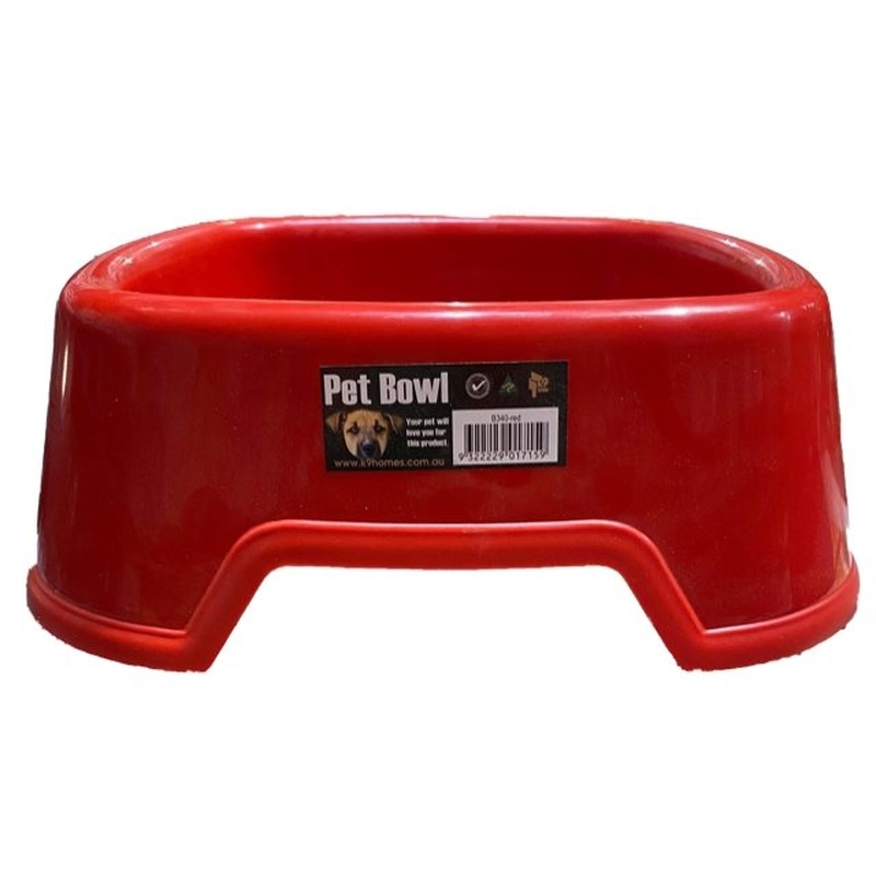 Square Bowl Red K9