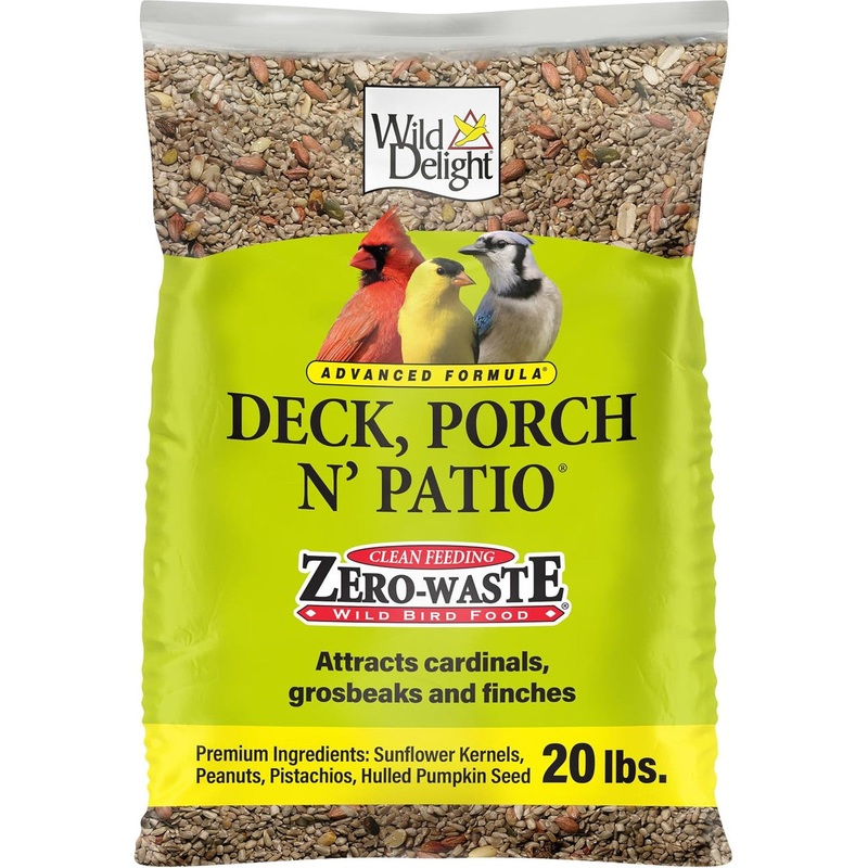 Wild Delight Deck, Porch N' Patio Bird Seed 20lb