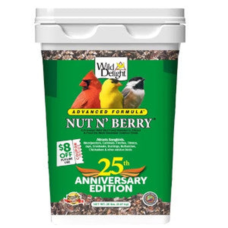 Wild Delight Nut N Berry Wild Bird Food 20lb Pail