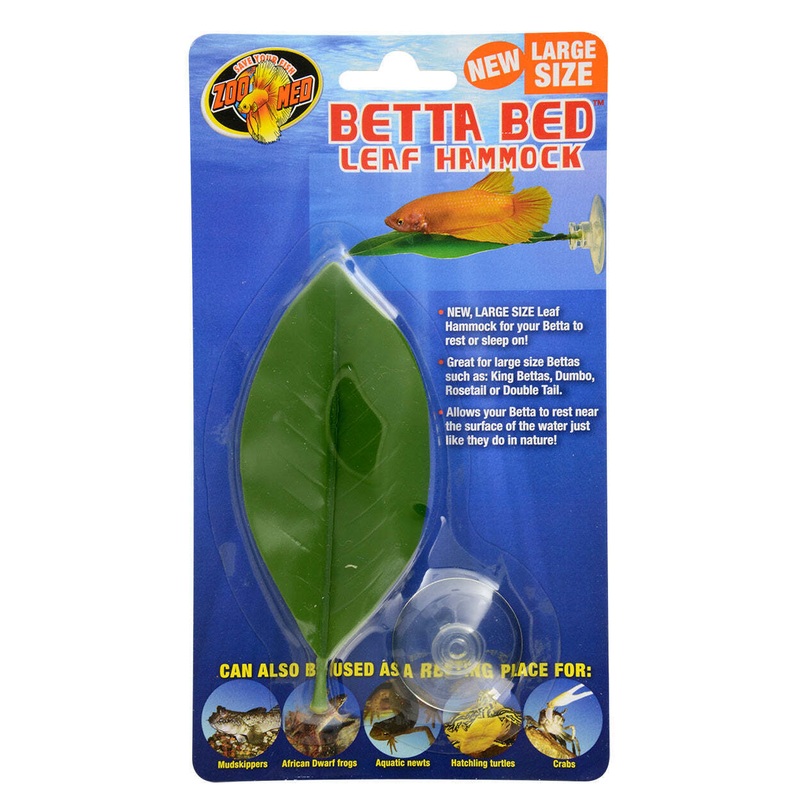 Zoo Med Laboratories Green Betta Bed Leaf Hammock Large