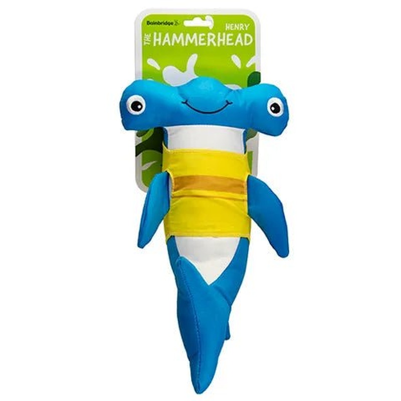 Henry The Hammerhead Splash Critters Dog Toy