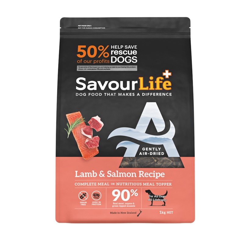 SavourLife Air-Dried Adult Lamb & Salmon Recipe 1kg