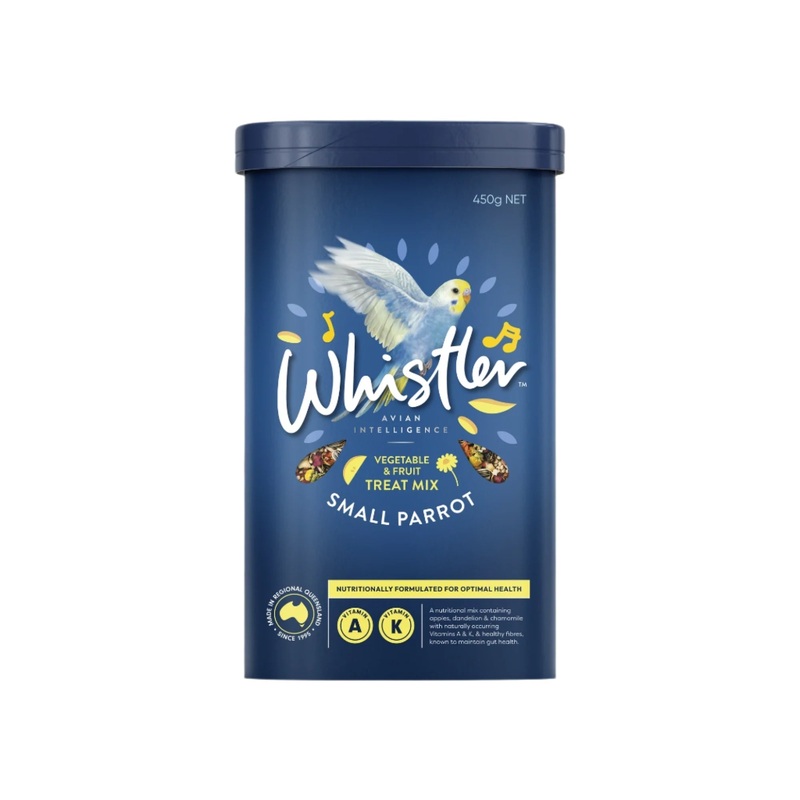 Whistler Small Parrot Treat Mix with Garden Vegetables 450g