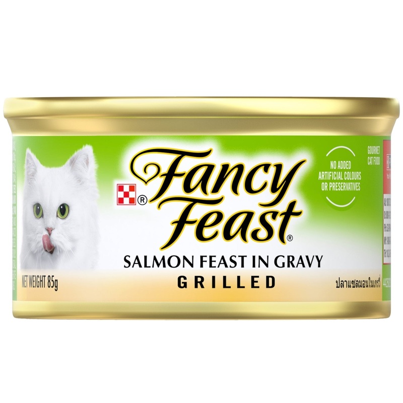 Fancy Feast Grilled Salmon in Gravy 85g