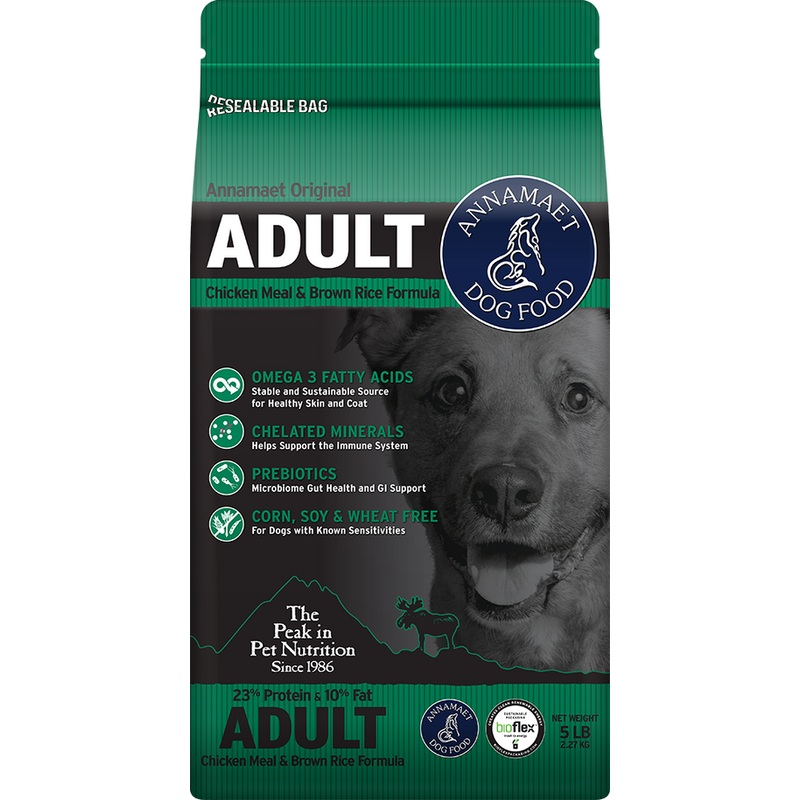 Annamaet Adult Dog Formula 23% Protein Chicken 25lb