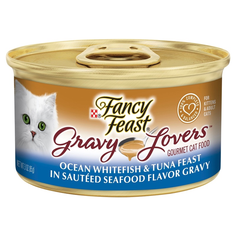Fancy Feast Gravy Lovers Ocean Whitefish & Tuna 85g