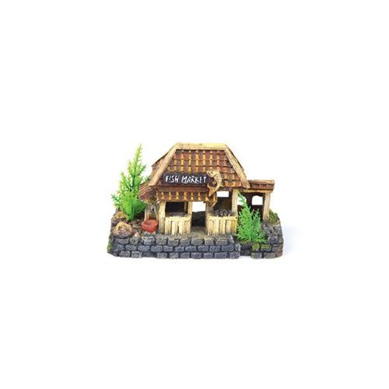 Kazoo Fish Market Hut With Plants Medium