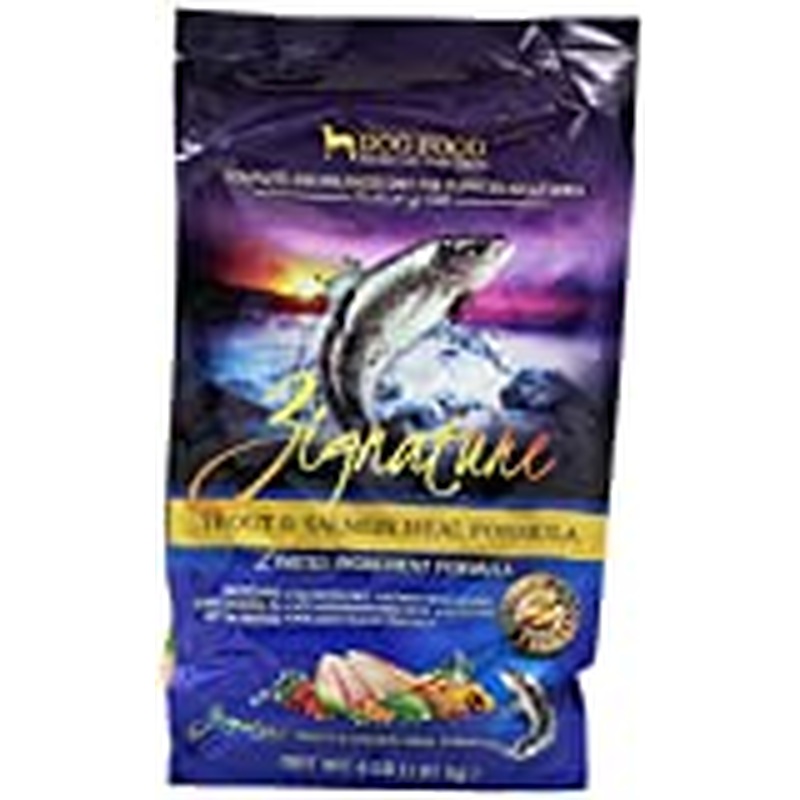 Zignature Grain-Free Trout & Salmon Meal Formula Dry Dog Food, 4 Lb