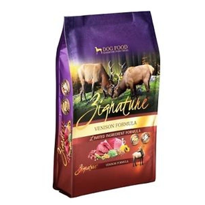 Zignature Grain-Free Venison Formula Dry Dog Food  4 Lb