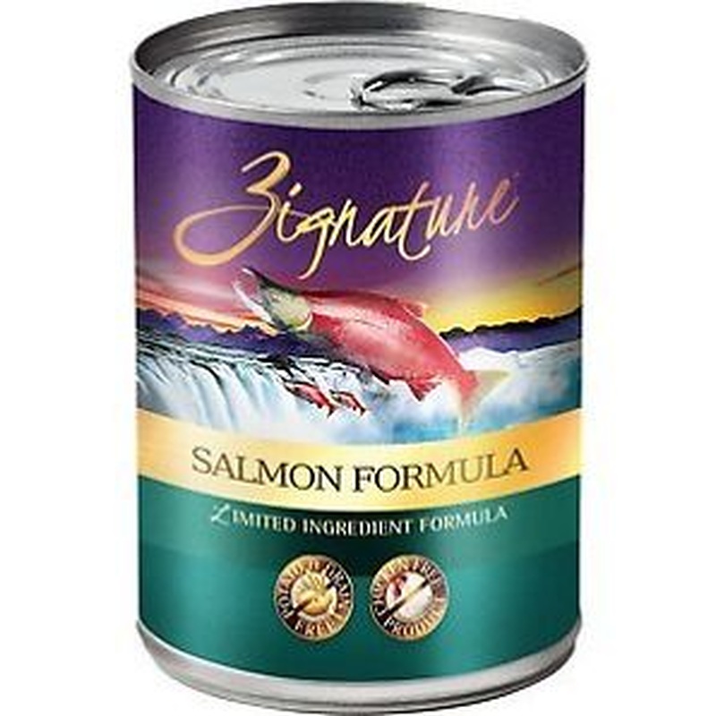 Zignature Salmon Formula Dog Food, 13oz Cans