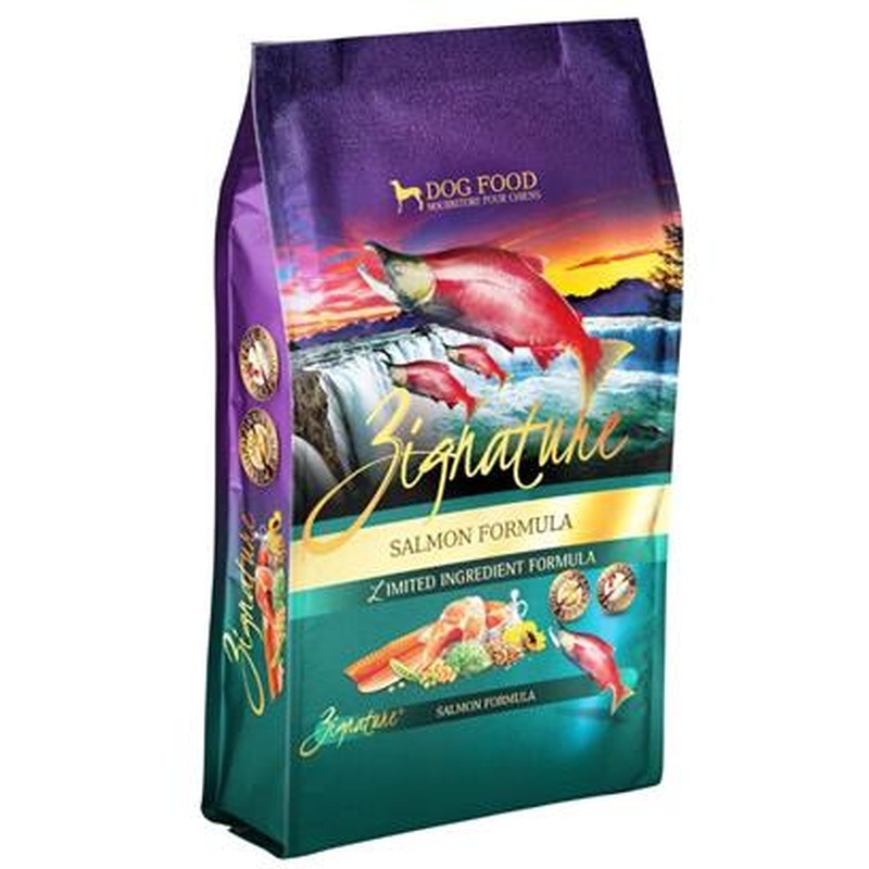 Zignature Salmon Formula Dry Dog Food, 4 Lb