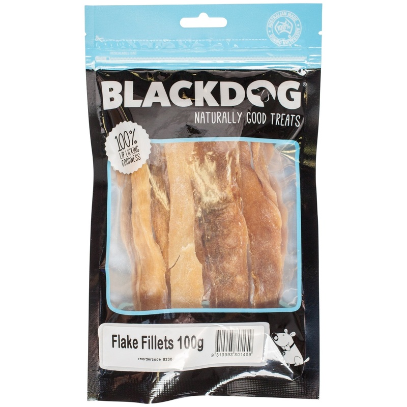 Blackdog Fish Flake Fillets 100g