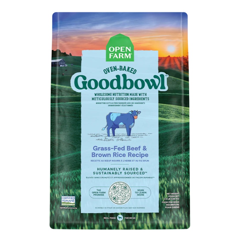 Open Farm GoodBowl Dry Dog Food - Beef & Brown Rice - 3.5lb Bag