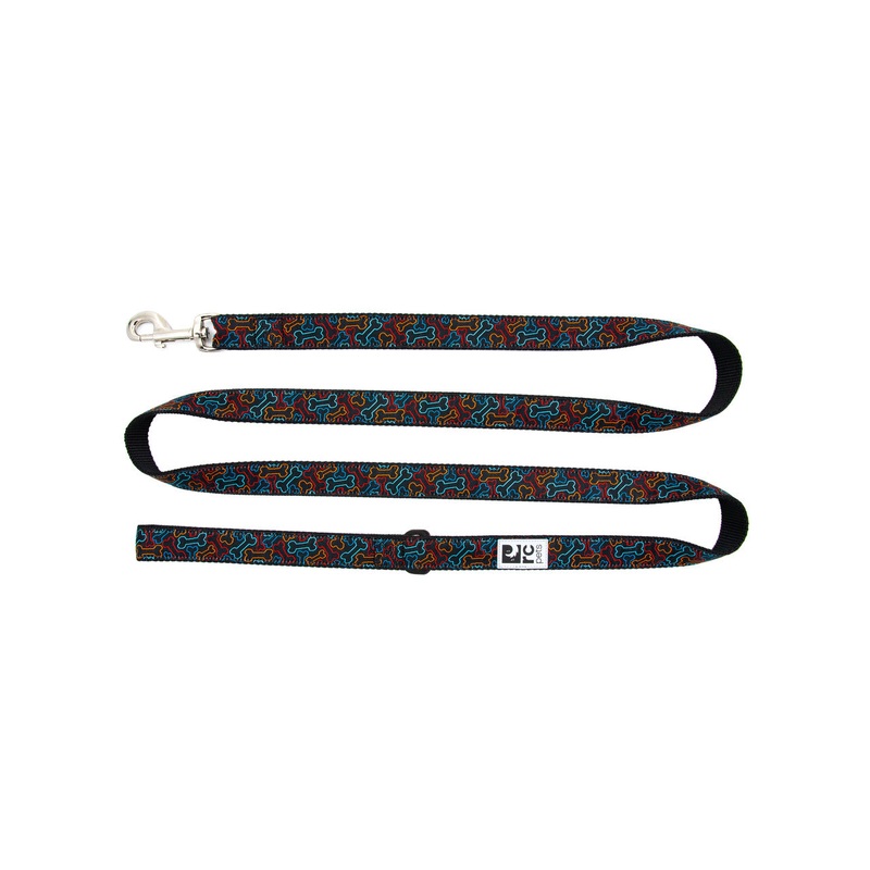 RC Pet Dog Leash - 1" x 6' - Bones