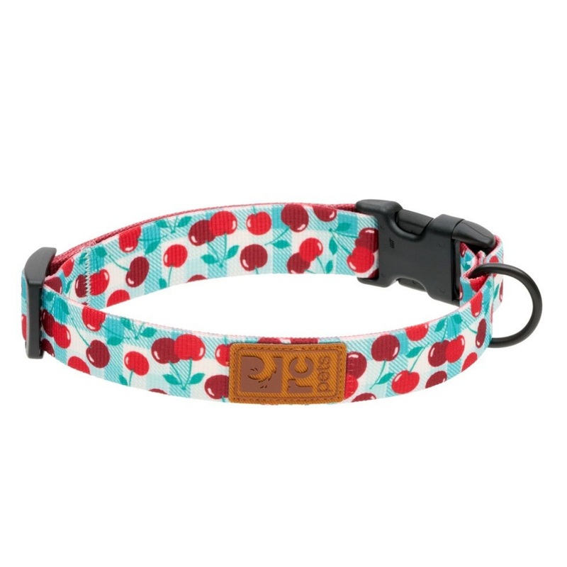RC Pets Eco Dog Collar - M 1" - Cherry Picnic
