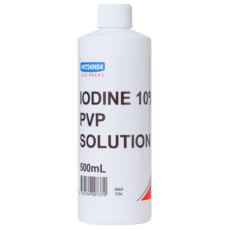 Vetsense Gen Packs Iodine Pvp Solution 10%