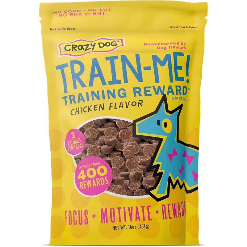 Crazy Dog Train Me! Chicken Regular Size Dog Treats 16oz