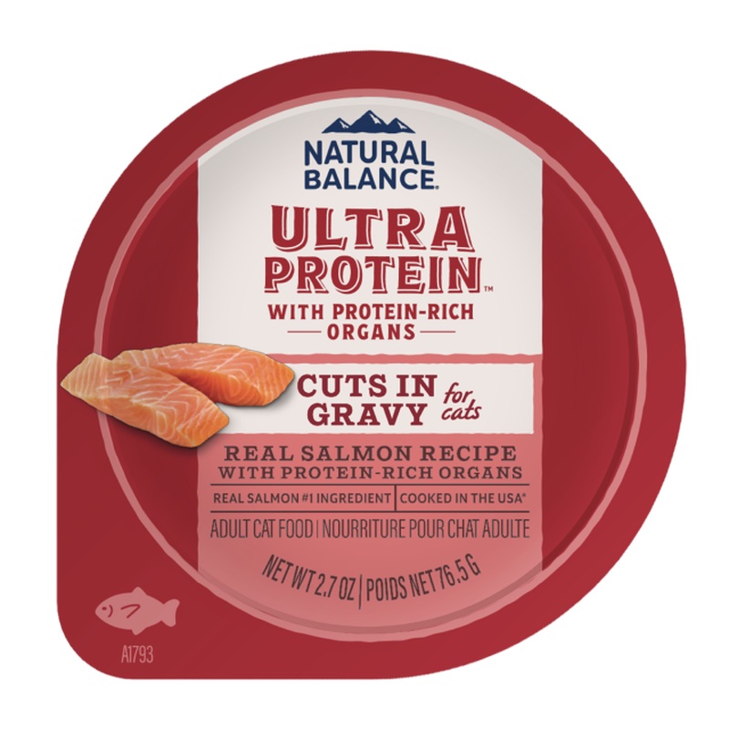 Natural Balance Ultra Protein Wet Cat Food - Salmon & Organ with Gravy - 2.8oz