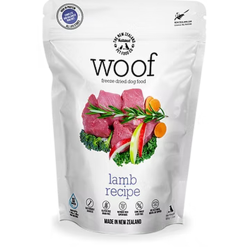 New Zealand Natural Pet Food Co Woof Freeze Dried Dog Food - Lamb - 9.9oz Bag