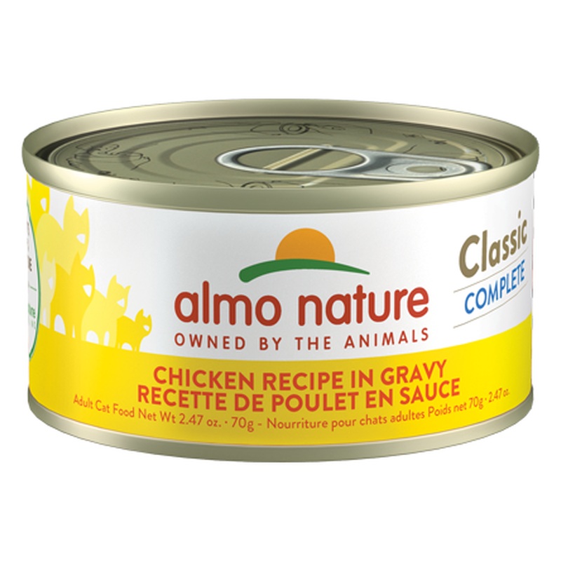 Almo Classic Complete Wet Cat Food - Chicken in Gravy  - 2.47oz Can