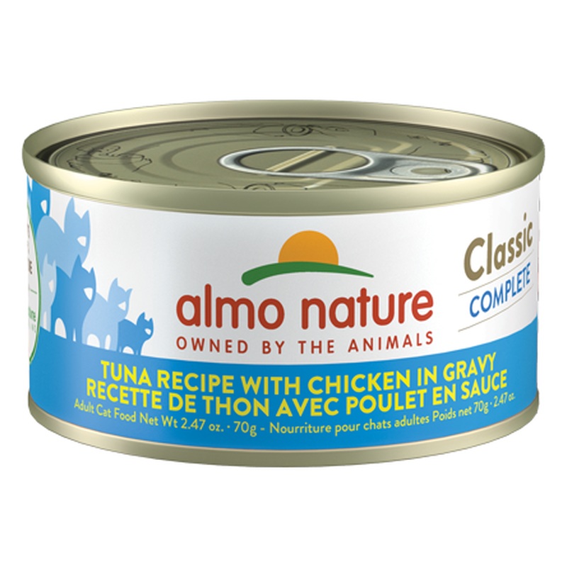 Almo Classic Complete Wet Cat Food - Tuna & Chicken - 2.47oz Can