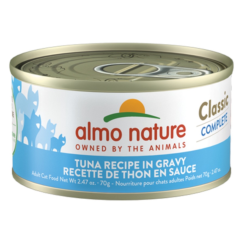 Almo Classic Complete Wet Cat Food - Tuna in Gravy - 2.47oz Can