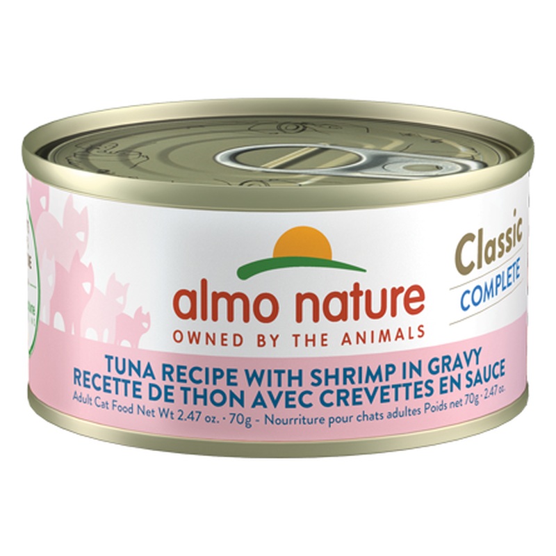 Almo Classic Complete Wet Cat Food - Tuna & Shrimp - 2.47oz Can