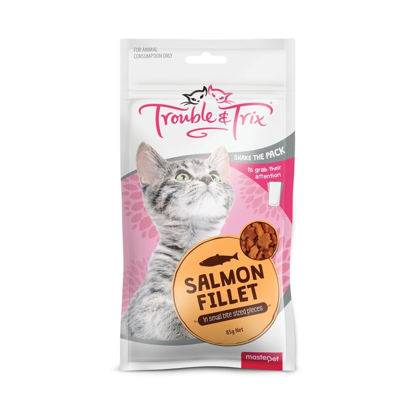 Trouble & Trix Cat Treats Salmon Fillets 70g ZZZ