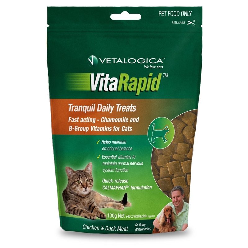 Vetalogica VitaRapid Tranquil Treats For Cats 100g