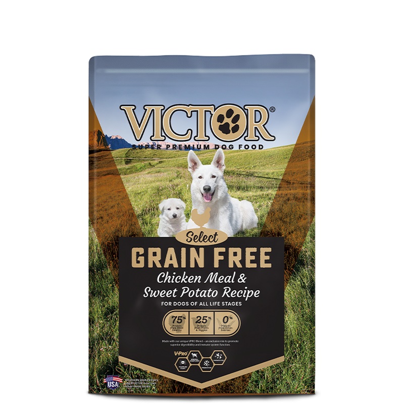 Victor Select Grain Free Dry Dog Food - Chicken & Sweet Potato - 30lb Bag