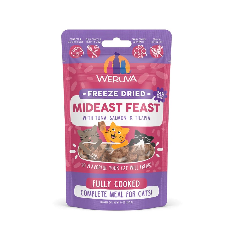 Weruva Cat Freeze Dried Cat Food - Mideast Feast - 1oz Pouch