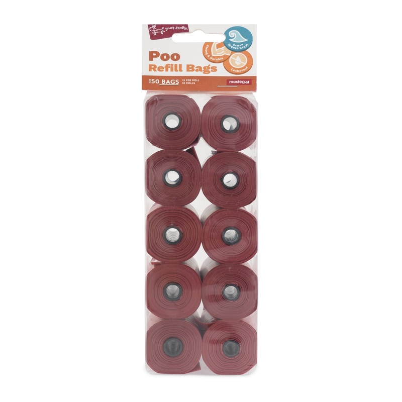 Yours Droolly Bag Refill Scented Red 150 Bags